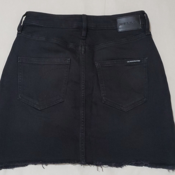 Calvin Klein Denim Mini Skirt NWT - Picture 4 of 6